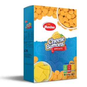 Munchee Biscuit Cheese Button 170G