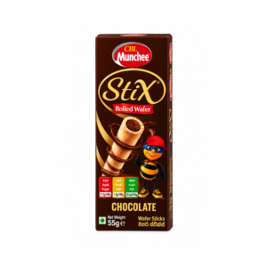 Munchee Stix Rolled Wafer Chocolate 55G