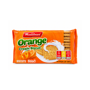 Maliban Orange Cream Biscuit 200g