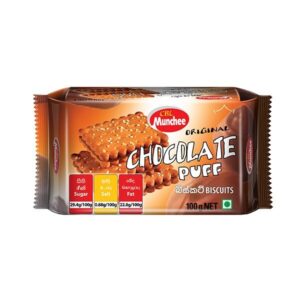 MUNCHEE BISCUIT CHOCOLATE PUFF 100G