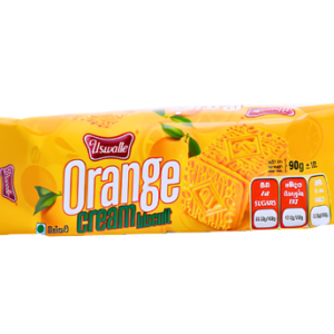 USWATTA ORANGE CREAM BISCUIT 90G